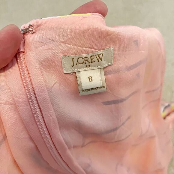 J. Crew Factory Art Deco Art to Wear Colorful Abstract Sleeveless Lined Dress - Picture 9 of 11